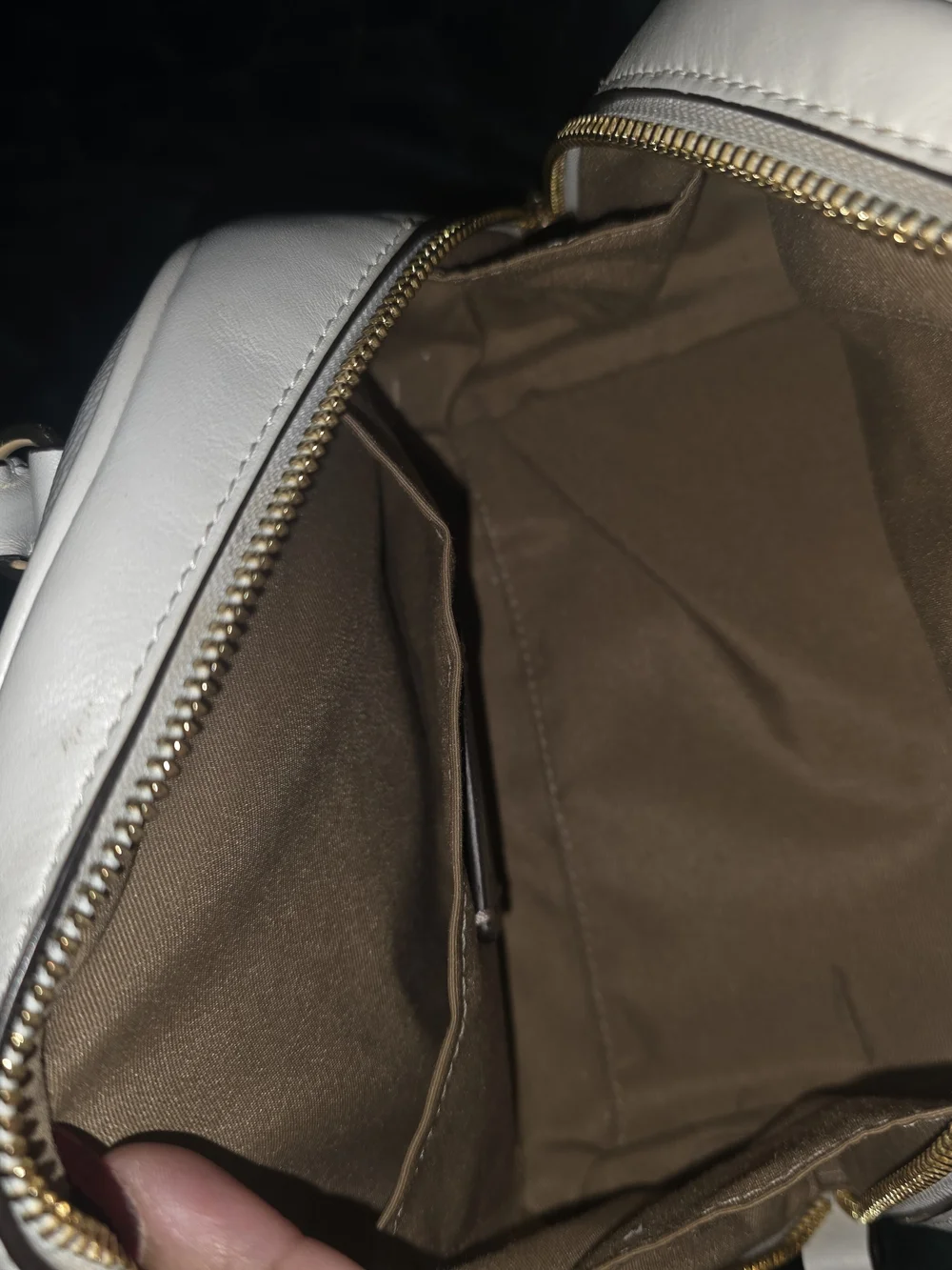 Coach Sydney Satchel Glaxier White Signature Dome Satchel Bag Purse